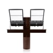 NextGen IV Series - Light Pole Package | 2 x 300W Parking Lot Light + Wood Pole Bracket for 2 Lights, Black