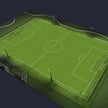 StadiumPro V Series - Light Pole Package | Great for Soccer Field Lighting, 4 x 39 Foot Sports Light Pole with Cross Beams + 40 x 500W LED Sports Light