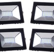 4 Pack-10W - LED Flood Light | 1,100 Lumens, 5000K, Flood Mount, White