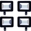 20 Watt - LED Flood Light - 2,200 Lumens - 5000K - Knuckle Conduit Mount - White Housing 