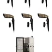 6 Pack-Lyla Series - LED Landscape Spot Light Kit | 150W Tengara Series Transformer Included, 5W LED MR16 Bulb Included, 12v DC Low Voltage Lights, Solid Brass