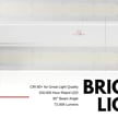 500W Orion IV Series - LED Linear High Bay Light | 72,000 Lumens, Color Selectable 40K/50K, Matte Lens