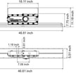 277V-480V - 16,800 Lumens - 120 Watt LED Linear Hazardous Location light - Class I Div II Approved - Explosion Proof Light - 5000K 