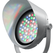 150 Watt LED Spot Light - RGBW - 15,000 Lumen - 3 Degree Beam Angle - Flood Mount - Without photocell 