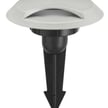 8 Pack-2W Stella Terra Series - LED Deck Light | Round Design, 2700K, 12-15V DC Low Voltage, Silver