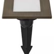 8 Pack-2W Stella Terra Series - LED Deck Light | Square Design, 2700K, 12-15V DC Low Voltage, Bronze