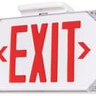 LED Emergency Exit Sign - Red - 2 Watts - Battery Backup Included - Wet Location - Fire Resistant - 5000K - 90 Min Battery Life