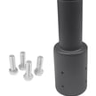 Tenon Adapter | For 3 inch Round Pole, Low Profile, Light Pole Adapter for Slip Fit, Bronze