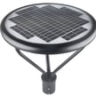 40W Kuma Series - Solar LED Post Top Light | PIR Motion Sensor, 5,000 Lumens, Solar Area Light, Slip Fit Mount, Black