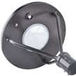 40W Kuma Series - Solar LED Post Top Light | PIR Motion Sensor, 5,000 Lumens, Solar Area Light, Slip Fit Mount, Black