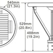 40W Kuma Series - Solar LED Post Top Light | PIR Motion Sensor, 5,000 Lumens, Solar Area Light, Slip Fit Mount, Black