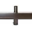 Triple Bullhorn Mount | Low Profile Triple Tenon Adapter, 3 Light Pole Adapter for Slip Fit, Goes Over Tenon 2 3/8 inch, Bronze