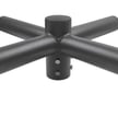Quad Bullhorn Mount | Quad 90D Tenon Adapter, 4 Light Pole Adapter for Slip Fit, Bronze