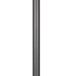 20 Foot Steel Light Pole - 4.5 inch Round Tube Light Pole - Black