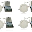 4-Pack - 10W Kalo Series - LED Down Light | 4 Inch, CCT Selectable 30K/40K/50K, Replaces Recessed Can Light
