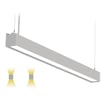 60W - 4 Foot Downlight LED Strip Light - 7,200 Lumens - Color Selectable 35K/40K/50K - Wattage Selectable - Black 