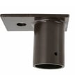 Yoke/Trunnion Mount | Tenon Adapter to Slip Fit Adapter, Convert Any Pole to use a Slip Fit Mount, Dark Bronze/Brown