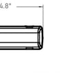 Color Selectable 3500K/4000K/5000K  - 2 Foot LED Vapor Tight Light - Waterproof IP67 Light - 20/25/30 watts - 4000 Lumens
