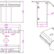 Caladan & Hercules Series - Slip Fit Mount | For Hazardous Location LED Lights, Grey