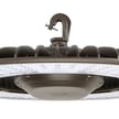 350W - LED UFO High Bay Light | High Temperature, 62,000 Lumens, Wattage Selectable, 5000K, DLC Premium 5.1, Black