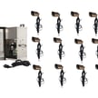 12 Pack-Moran Series - LED Landscape Spot Light Kit | 150W Tengara Series Transformer Included, 5W MR16 LED Bulb Included, 12v DC Low Voltage Lights, Solid Brass