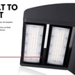 120W Rotate IV Series - LED Wall Pack | With Photocell, 17,100 Lumen, 5000K, Rotating Panels, DLC Premium 5.1, Black