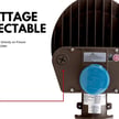 60W Vontair Series - LED Barn Light | With Photocell, Color Selectable 30K/40K/50K, DLC Premium 5.1, Brown