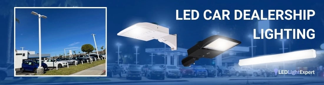 LED Car Dealership Lights