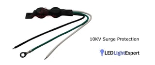Surge protection for LED lighting