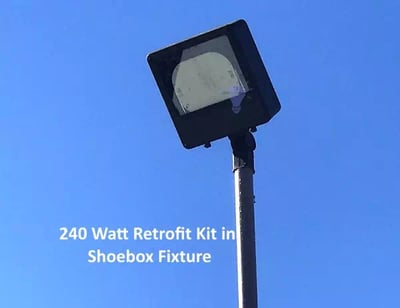 LED Retrofit Kit installed