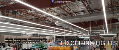 LED ceiling light fixtures