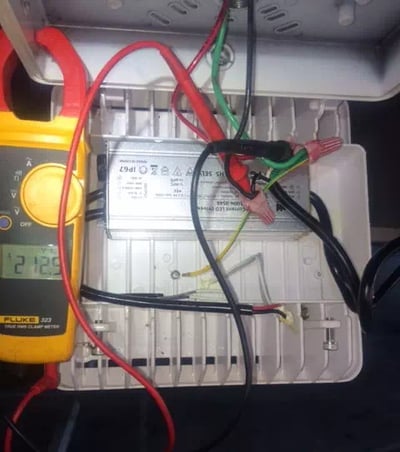 How to test a driver input side with multimeter
