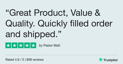Trustpilot review from Pastor Matt