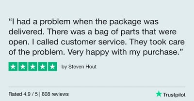 Trustpilot review from Steven Hout