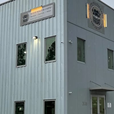Installing LED lights on commercial building
