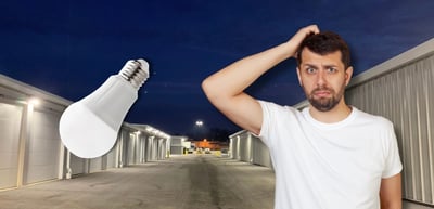 flickering light bulb
