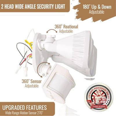 Wall lights and security LED floodlights