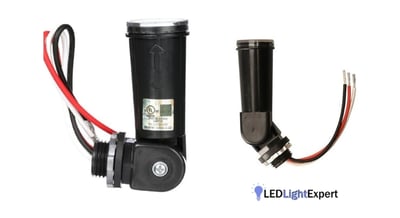 Photocell receptacle and bypass cap controls