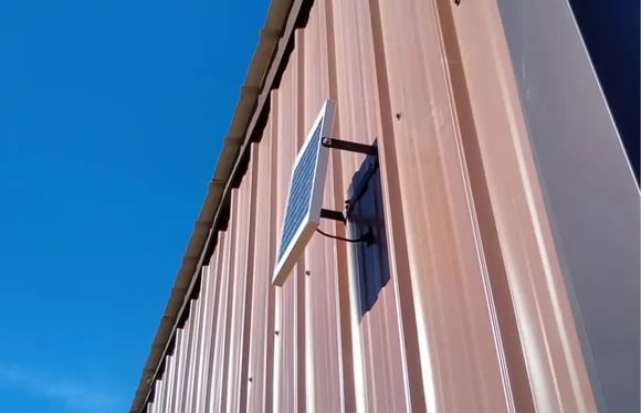 LED Solar Panel Installation