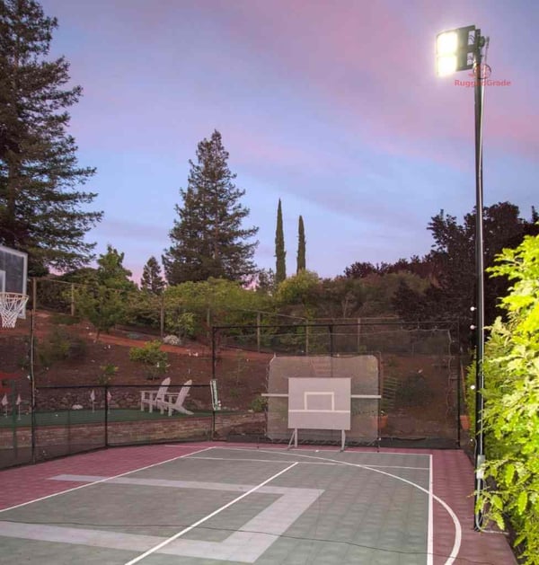 NextGen II LED flood light installation