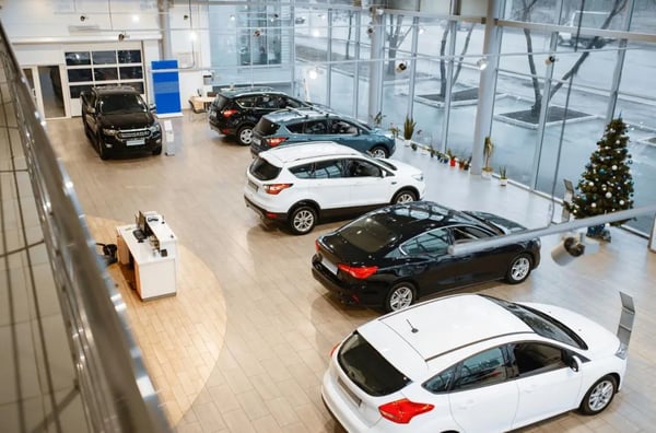 Car Dealership Lights - indoor showroom LED lighting installation