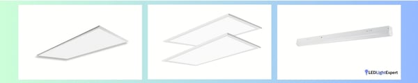 LED classroom lights for school learning spaces