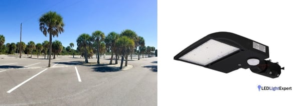 LED outdoor lights installed under California Title 24 requirements