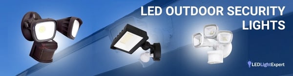 LED outdoor security lights