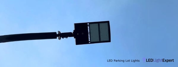 LED parking lot lights