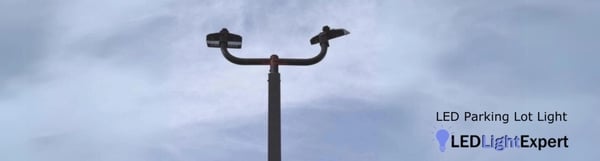 LED parking lot lights