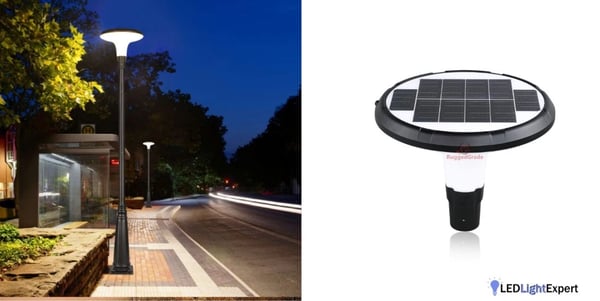 Zabiella Series LED Photovoltaic post fixtures