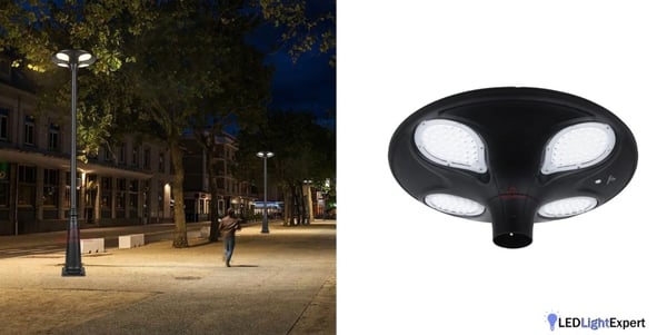 Solastra Series LED Solar Post Top Lights