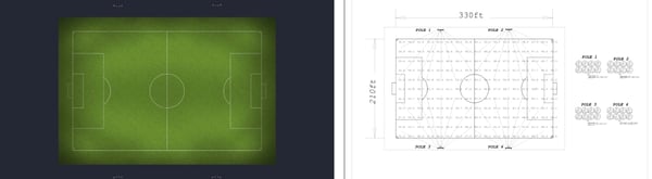 LED Soccer Field Light Study