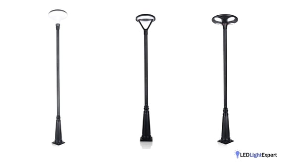 LED Photovoltaic post fixtures